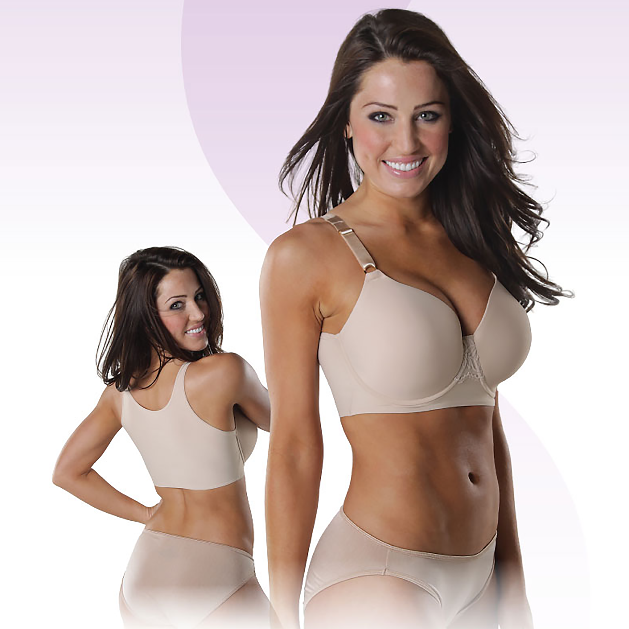 Shapeez Tankee Long: Back-Smoothing Bra Ultra-Comfortable Tank-Style  Underwire Foam-Cup